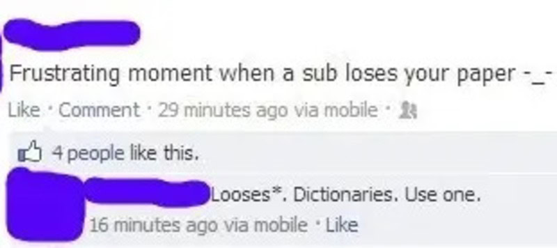 Frustrating moment when a sub loses your paper -_-.