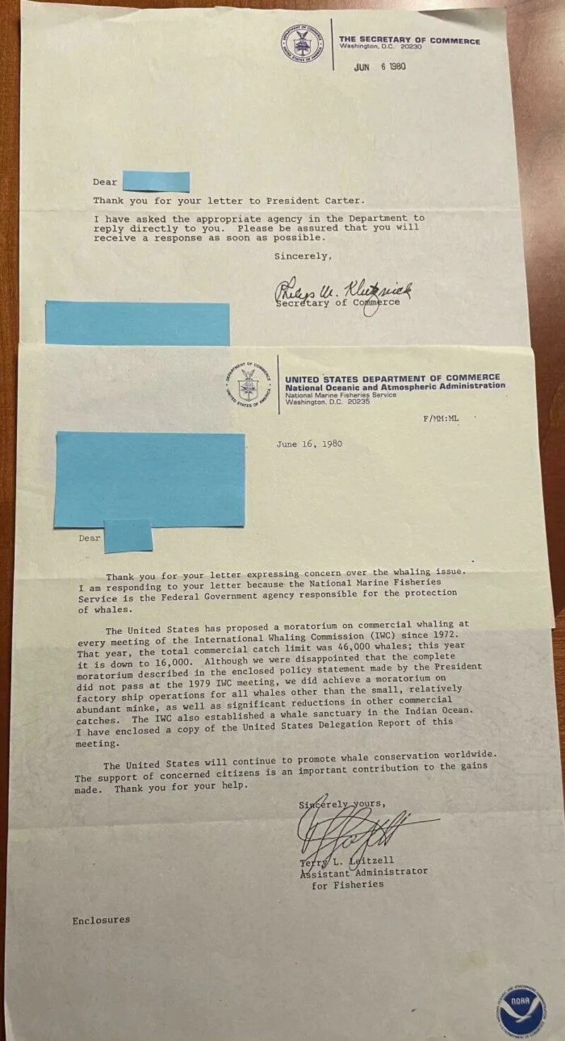 Official letter from the U.S. Department of Commerce dated June 26, 1960, signed by the Assistant-Em.