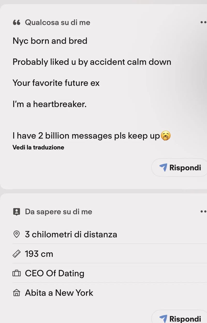 Text message with personal details and a poem about heartbreak and messages.