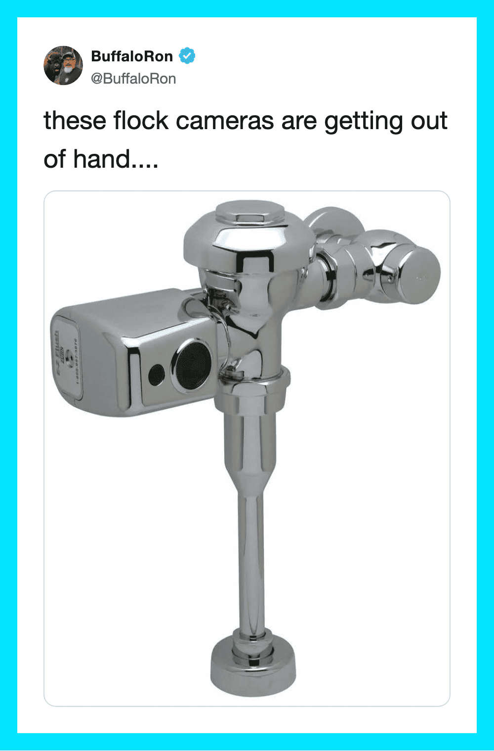 Flock cameras are getting out of hand, as shown by this unusual camera fixture.