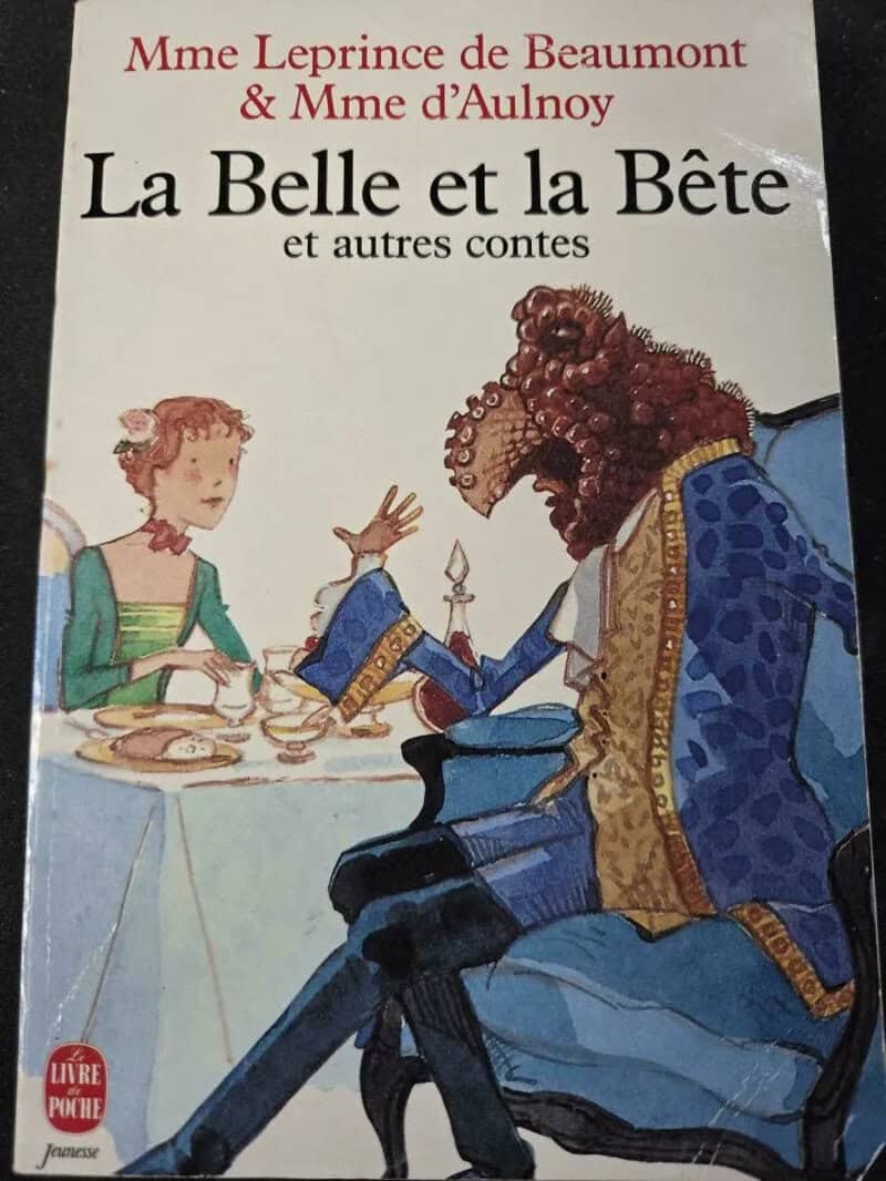 Book cover of 'La Belle et la Bête' by Mme Leprince de Beaumont and Mme d'Aulnoy.