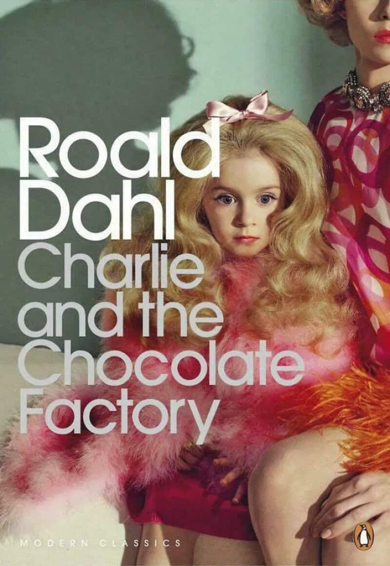 Book cover of 'Charlie and the Chocolate Factory' by Roald Dahl, featuring a girl with blonde hair.