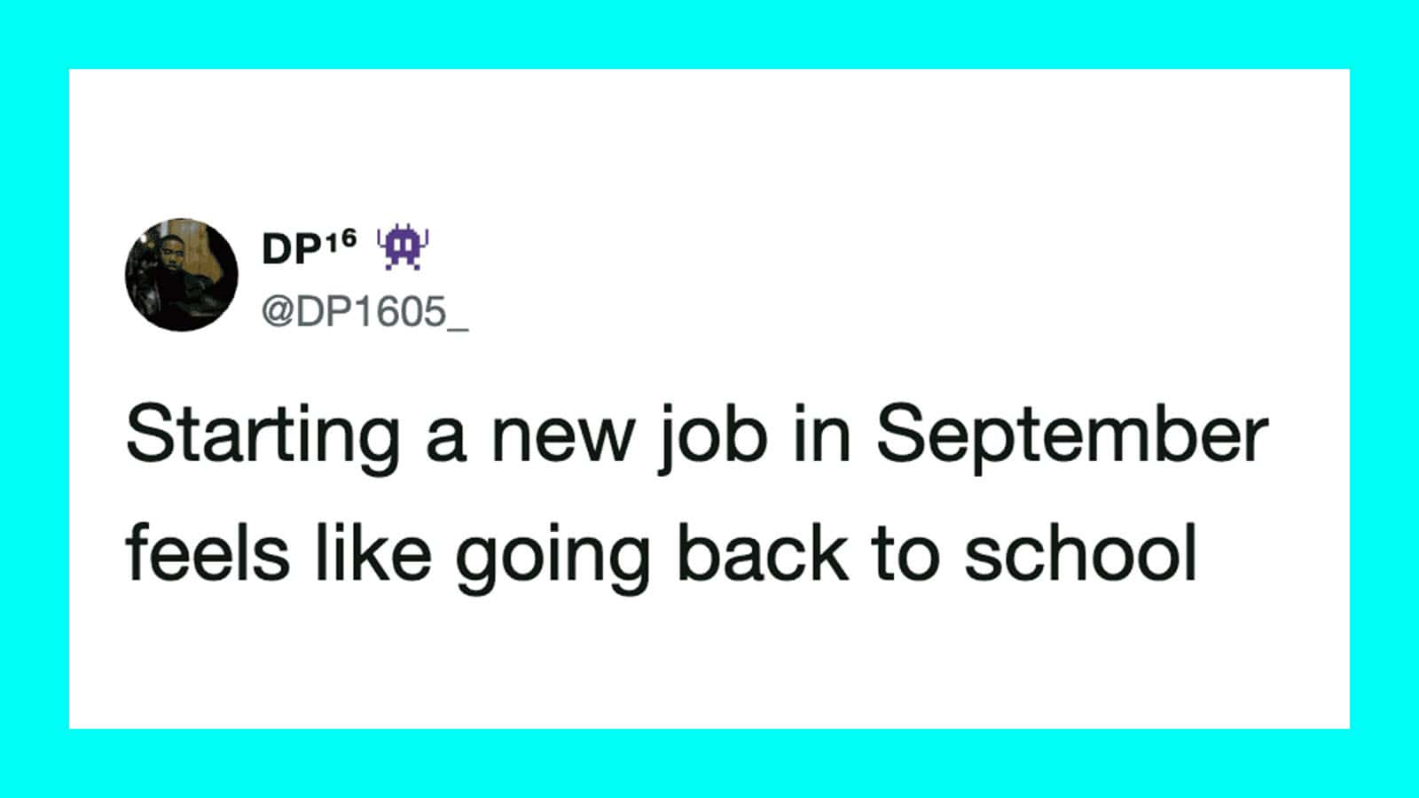 Starting a new job in September feels like going back to school.