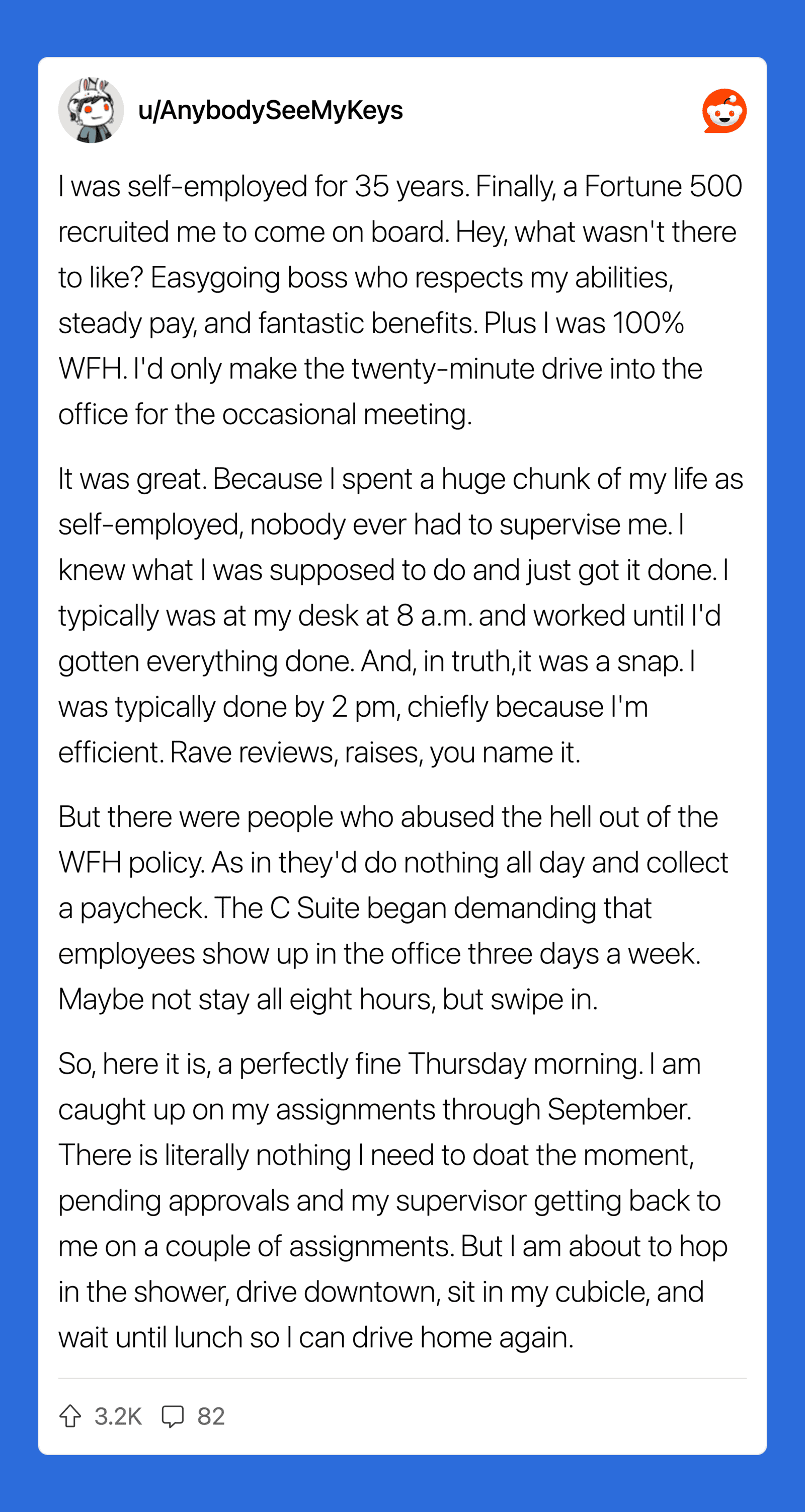 Employee shares positive work experience and salary details.