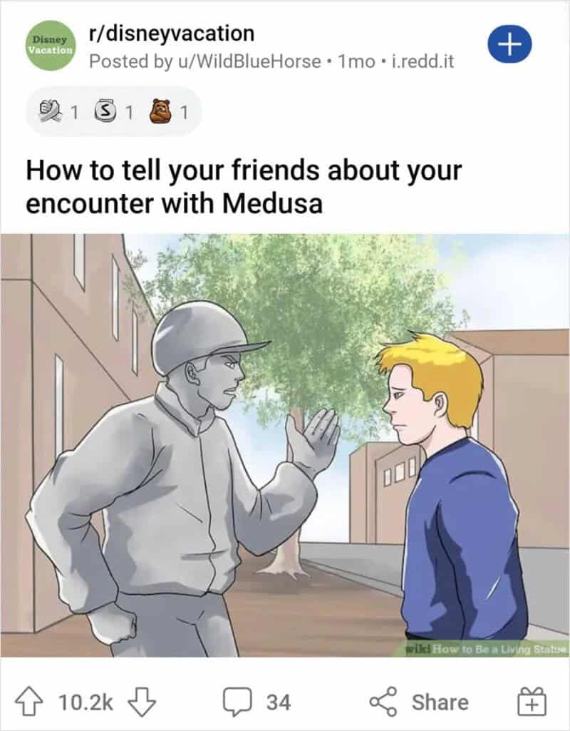 Illustration of a person in a gray hoodie talking to a blond person on the street.