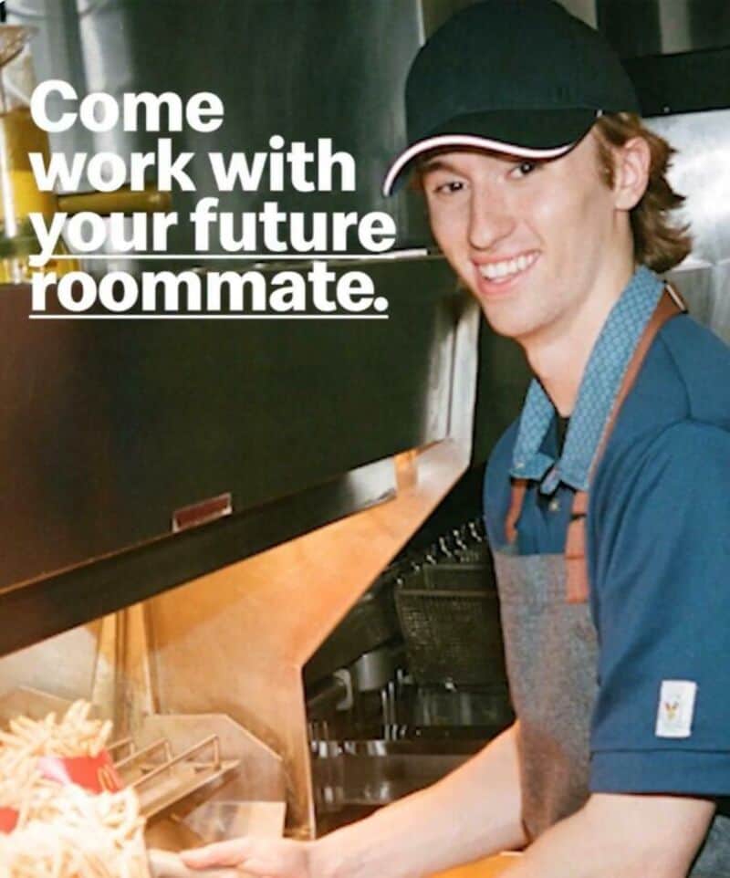 Come work with your future roommate.