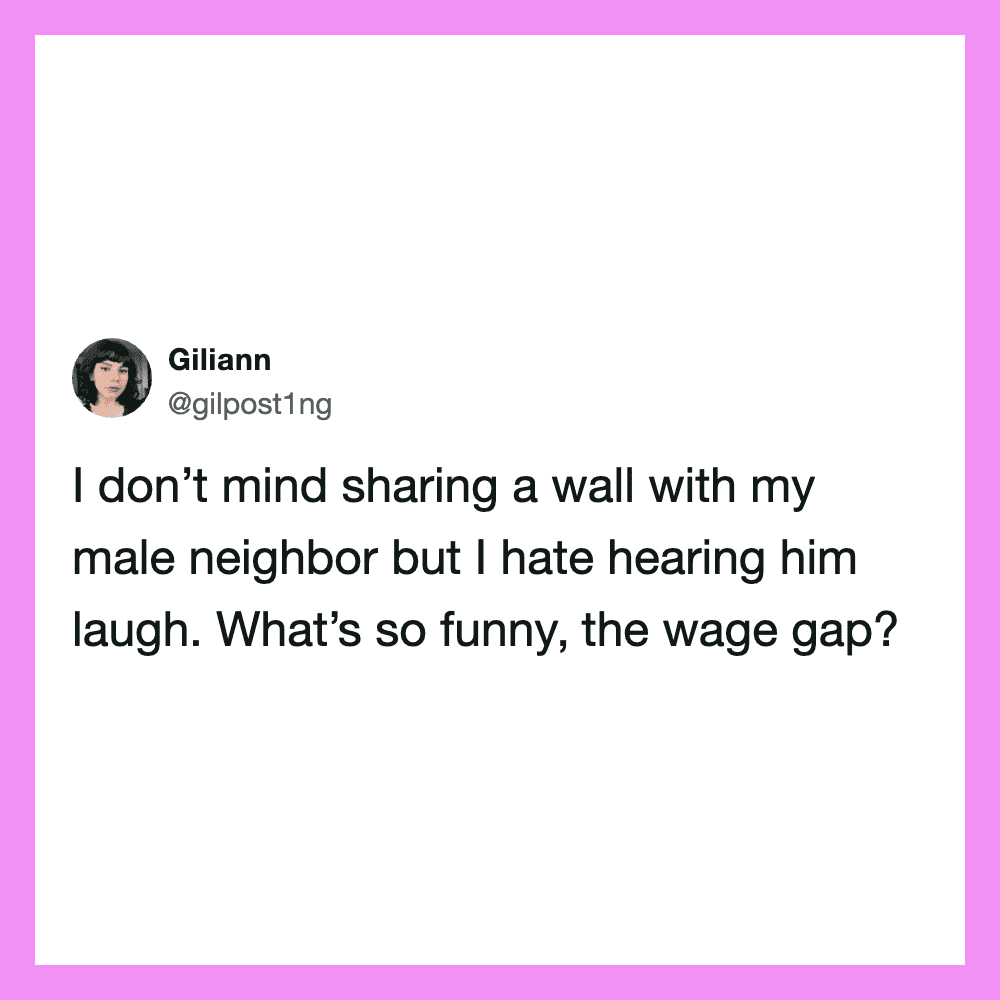 I don’t mind sharing a wall with my male neighbor but I hate hearing him laugh. What’s so funny, the.