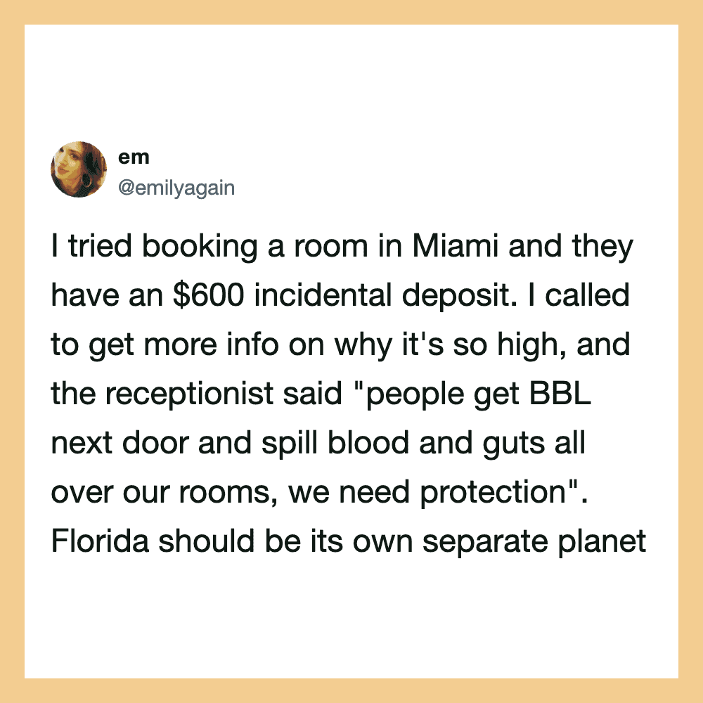 I tried booking a room in Miami and they have an $600 incidental deposit. I called to get more info,.