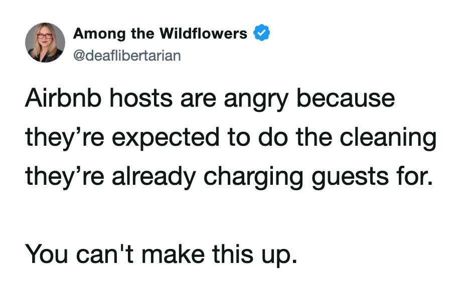 Airbnb hosts are angry because they’re expected to do the cleaning they’re already charging guests.