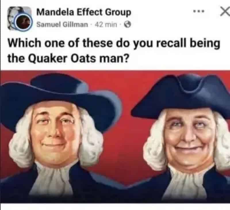 Which one of these do you recall being the Quaker Oats man?.