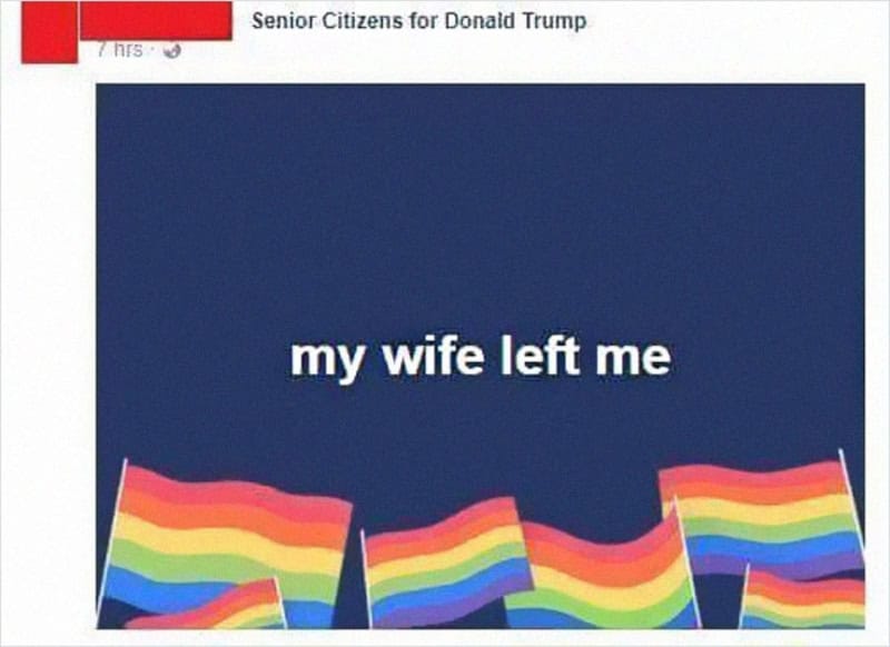 My wife left me.