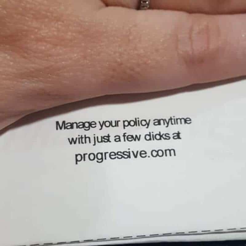 Manage your policy anytime with just a few dicks at progressive.com.