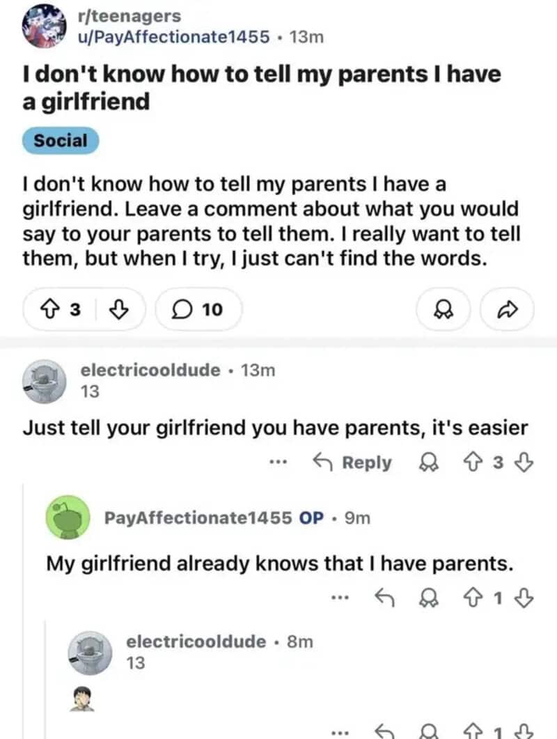 I don't know how to tell my parents I have a girlfriend. Social post about coming out to parents and.