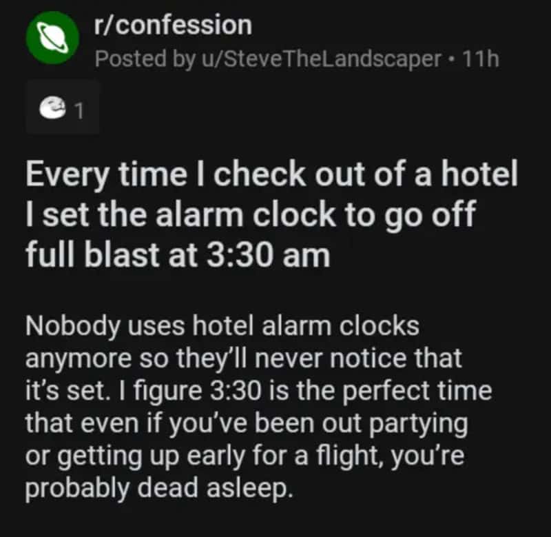 30 am to avoid detection.