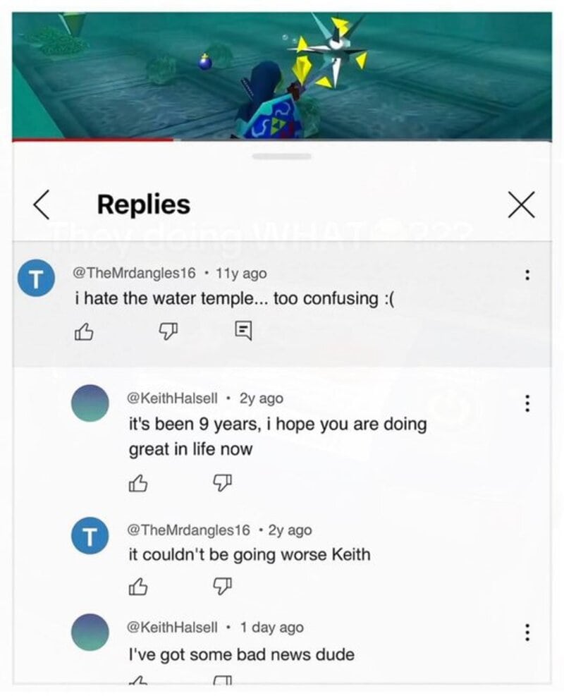 Screenshot of a mobile game with a character and floating stars, and a comments section.